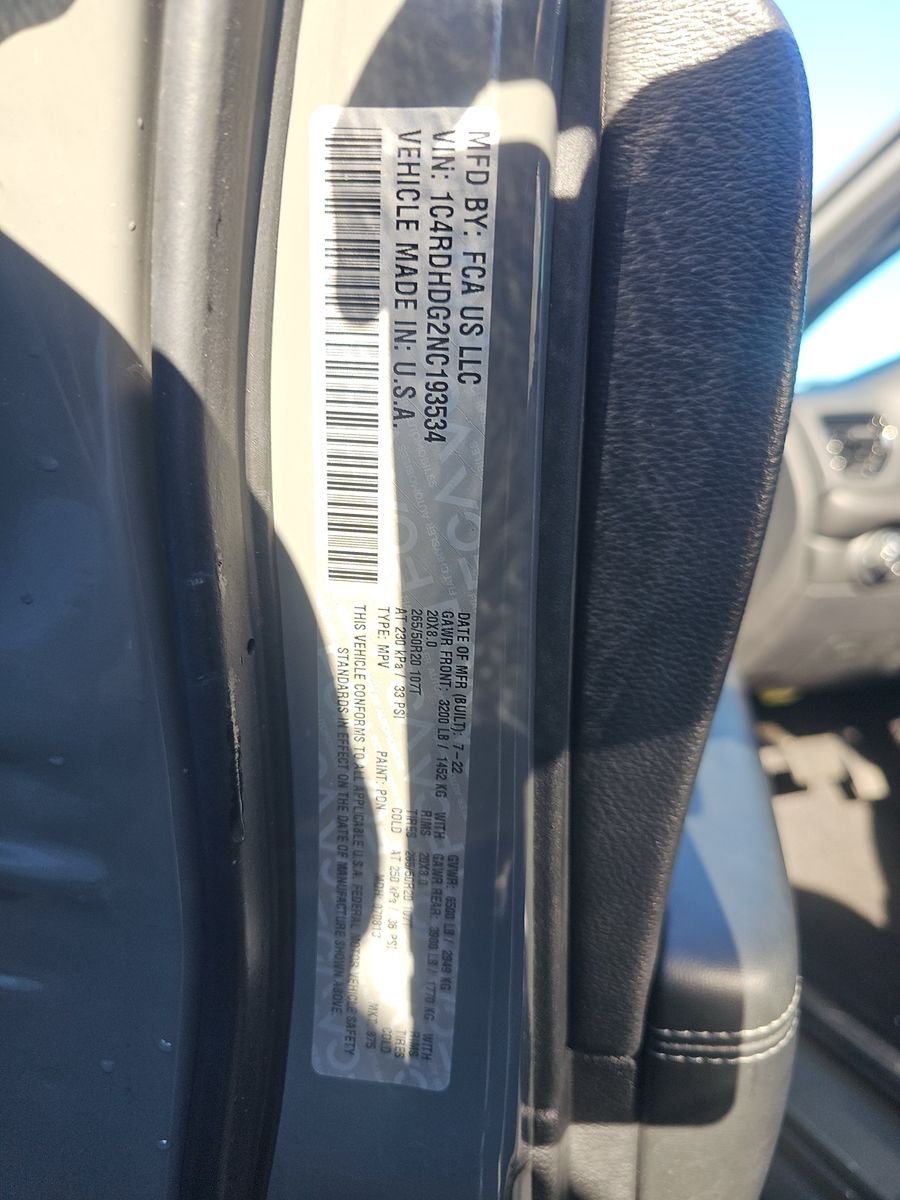 2022 Dodge Durango GT Plus RWD