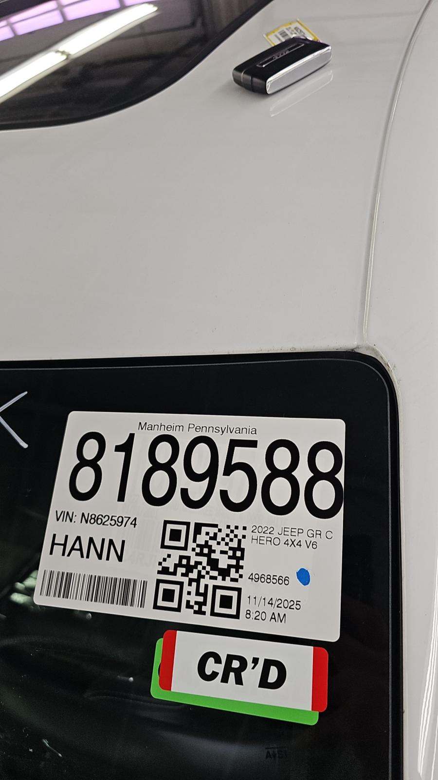 2022 Jeep Grand Cherokee Overland AWD