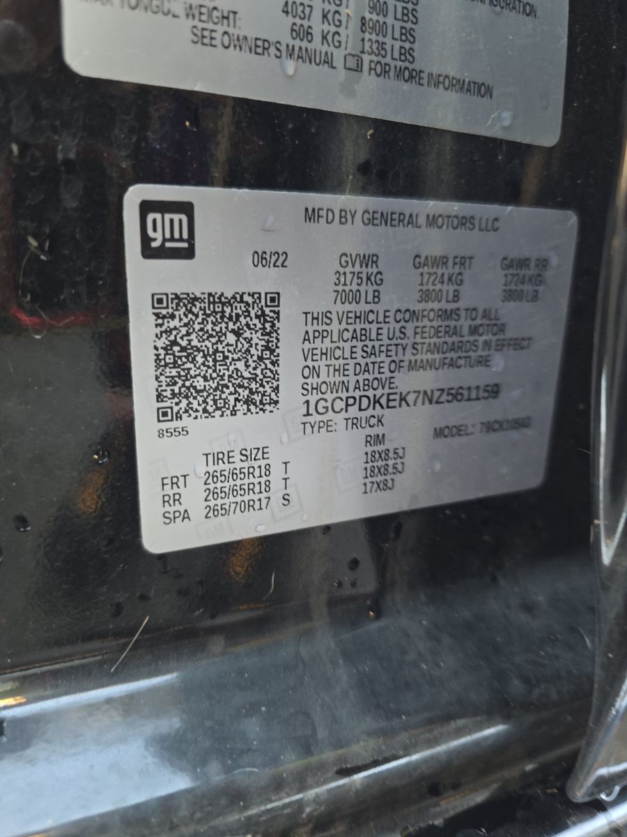 2022 Chevrolet Silverado 1500 LT AWD