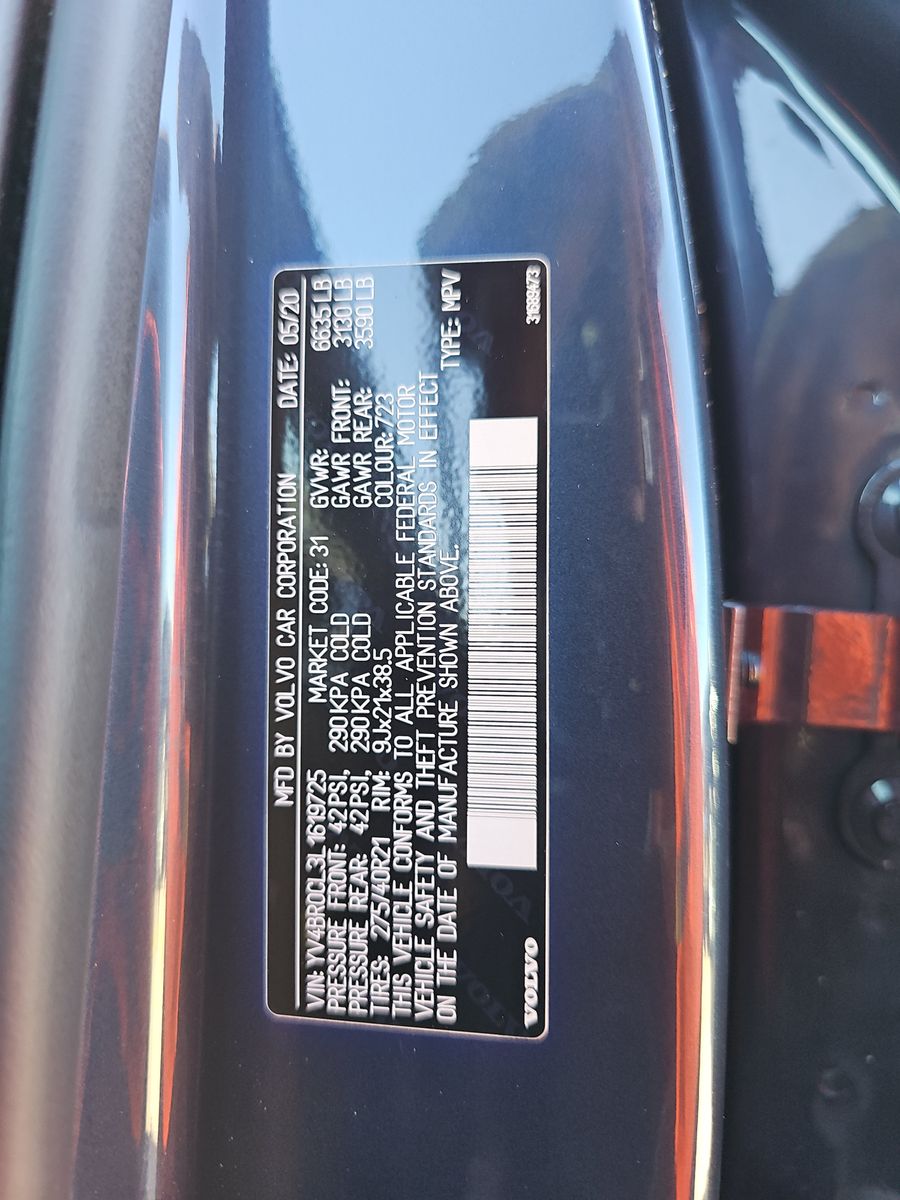 2020 Volvo XC90 Plug-In Hybrid T8 Inscription AWD