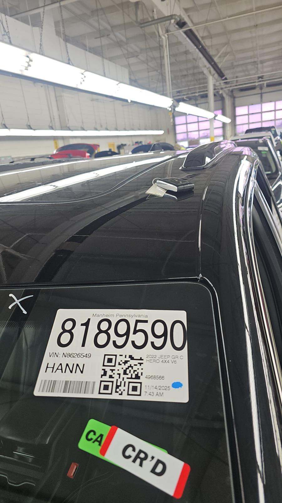 2022 Jeep Grand Cherokee Overland AWD