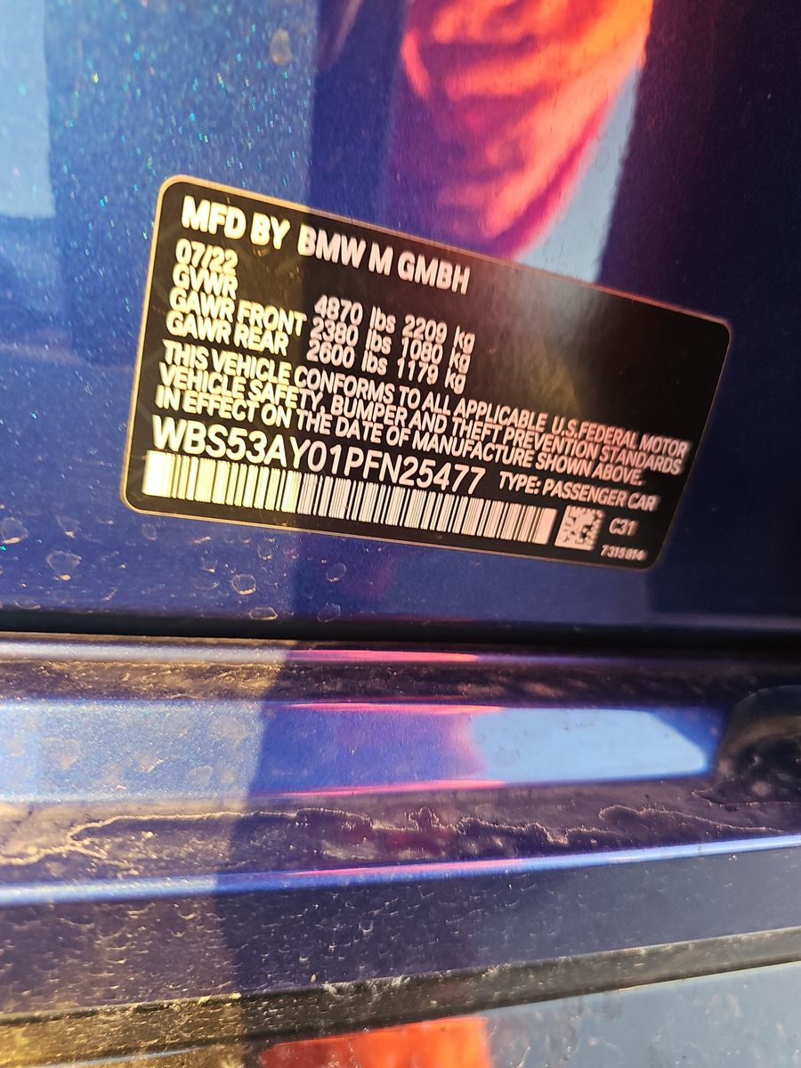 2023 BMW M3 Base RWD