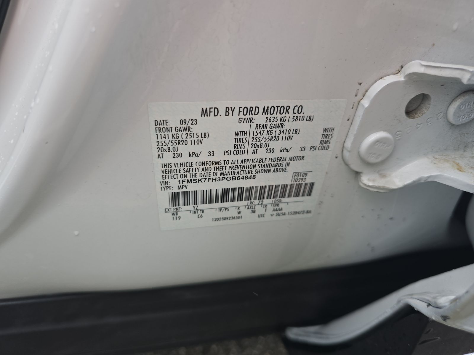 2023 Ford Explorer Limited RWD