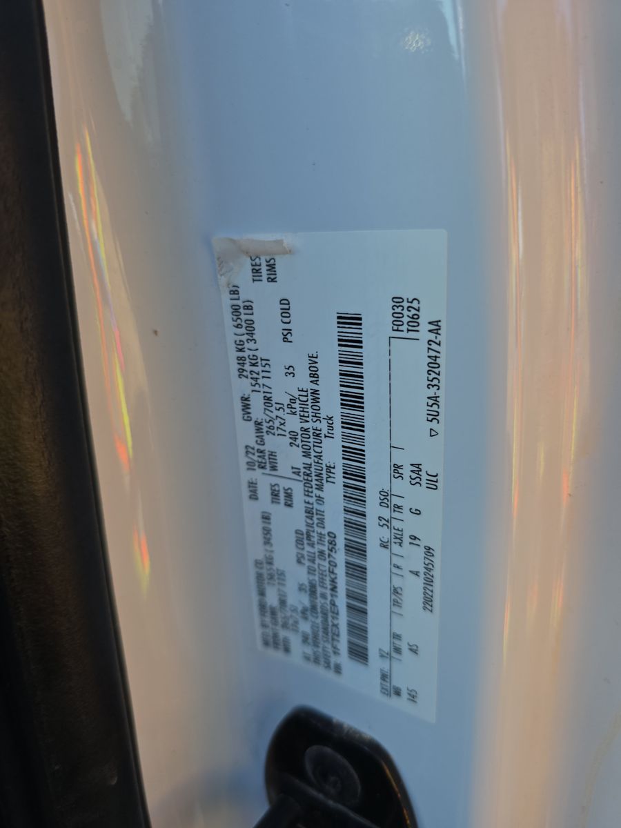 2022 Ford F-150 XL AWD