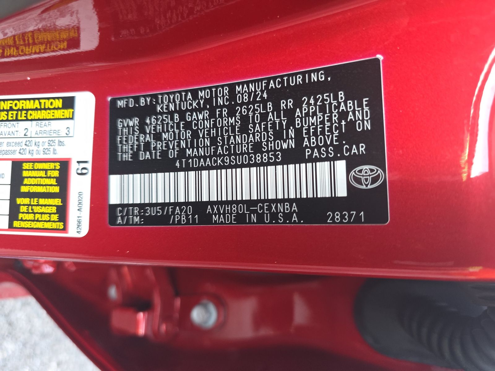 2025 Toyota Camry LE FWD