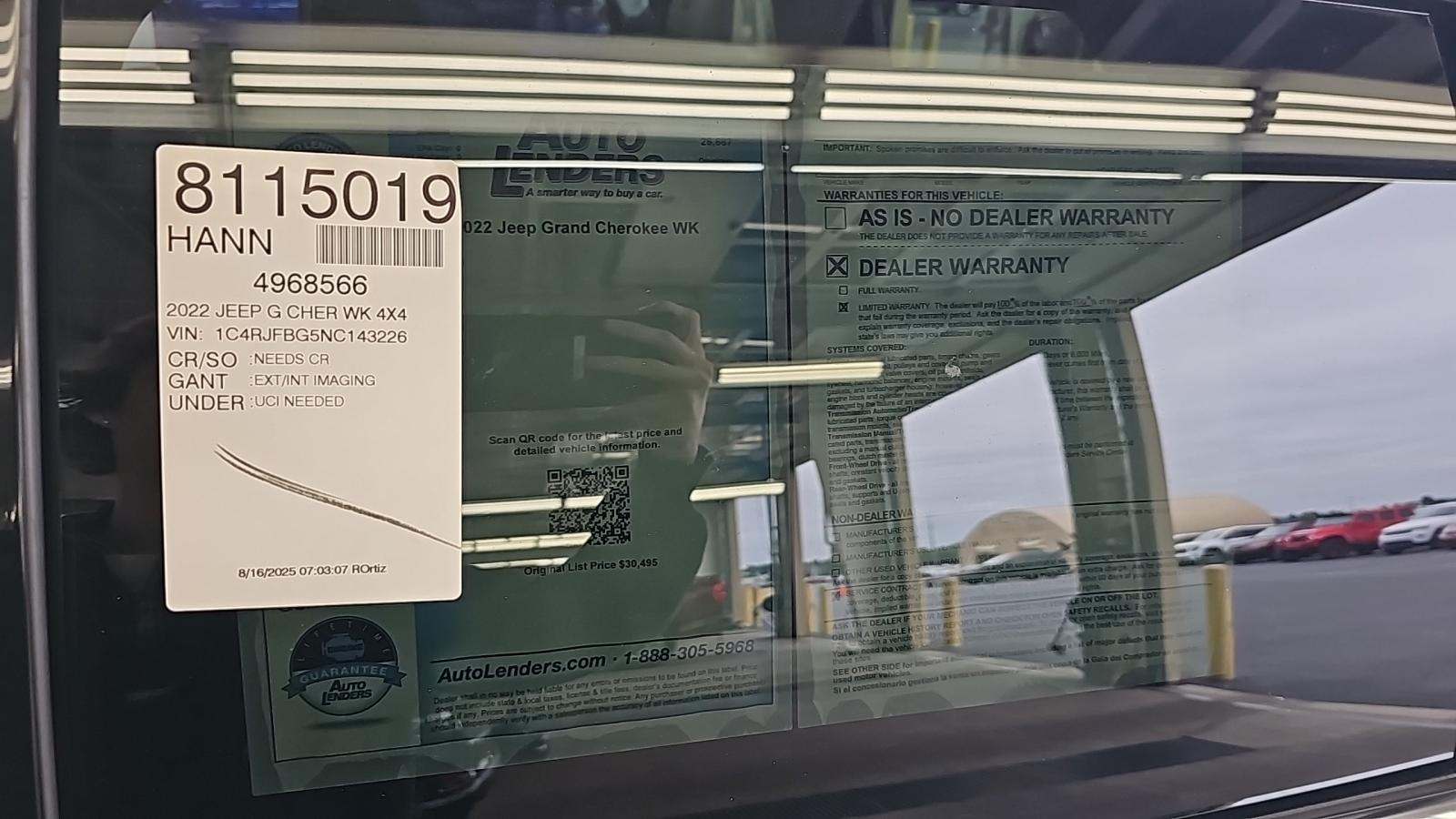 2022 Jeep Grand Cherokee Limited AWD