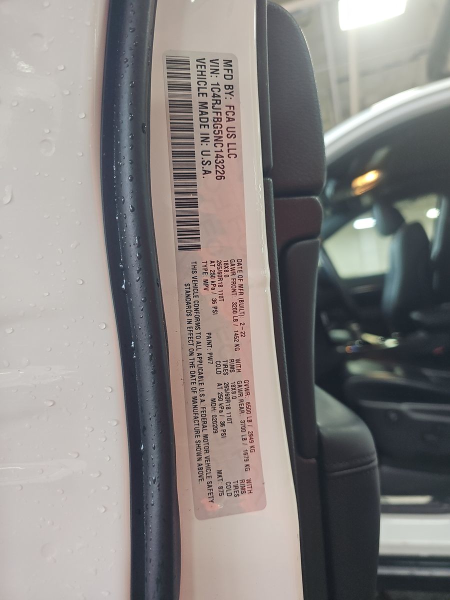 2022 Jeep Grand Cherokee Limited AWD