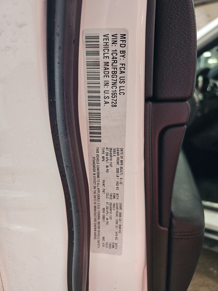 2022 Jeep Grand Cherokee Limited AWD