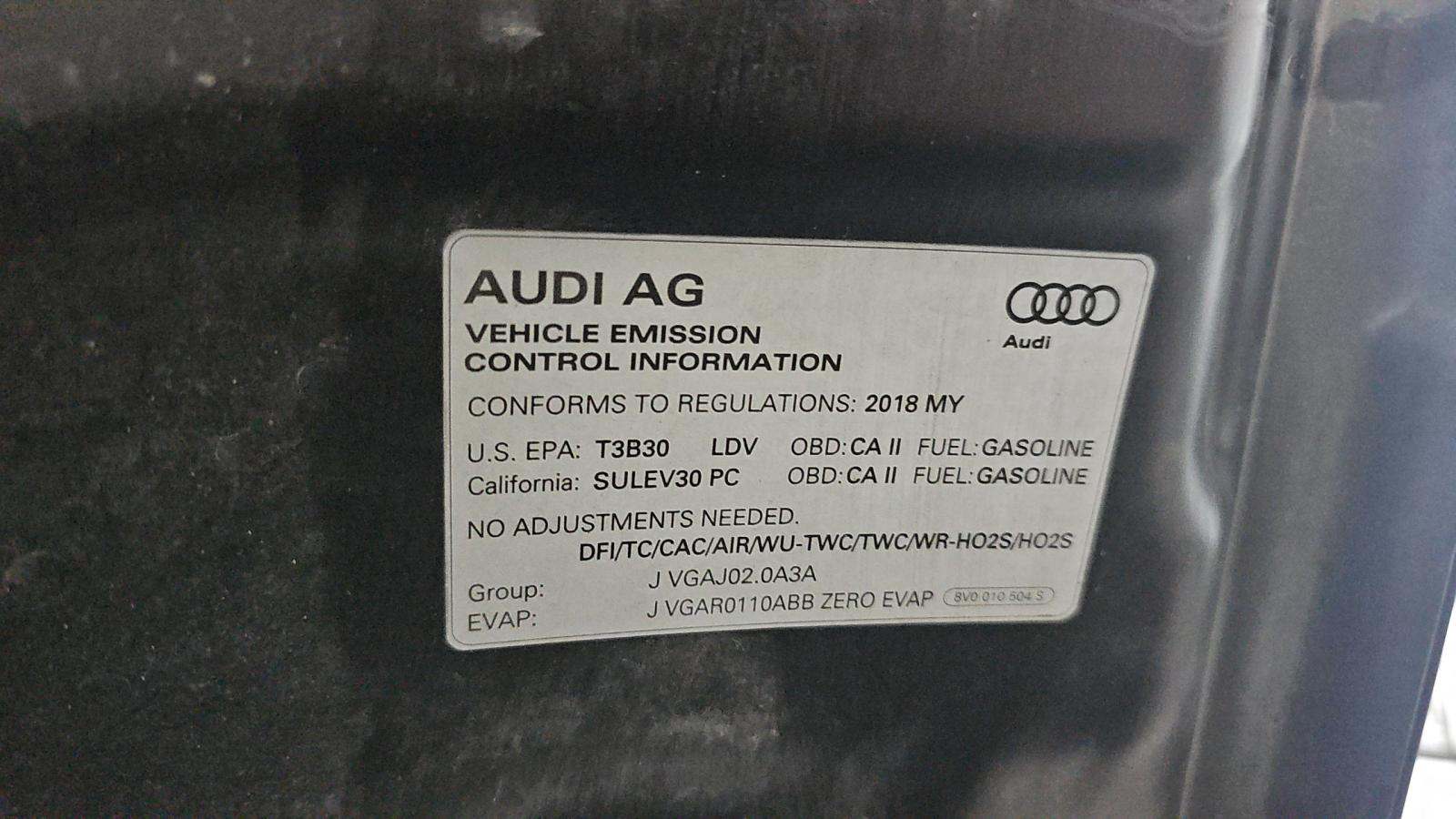 2018 Audi A3 2.0T Premium Plus FWD