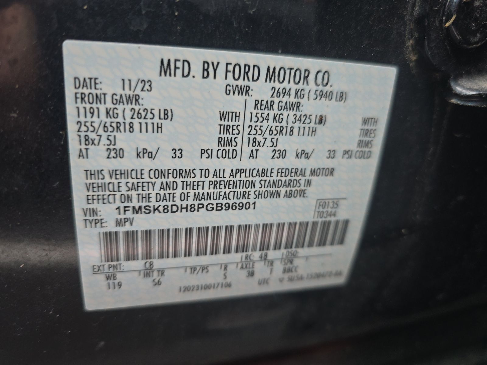 2023 Ford Explorer XLT AWD