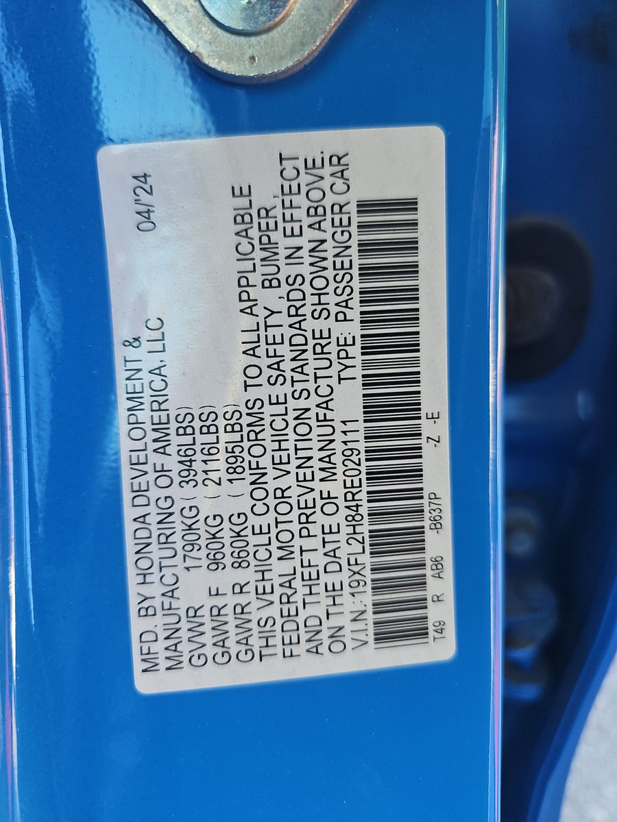 2024 Honda Civic Sport FWD