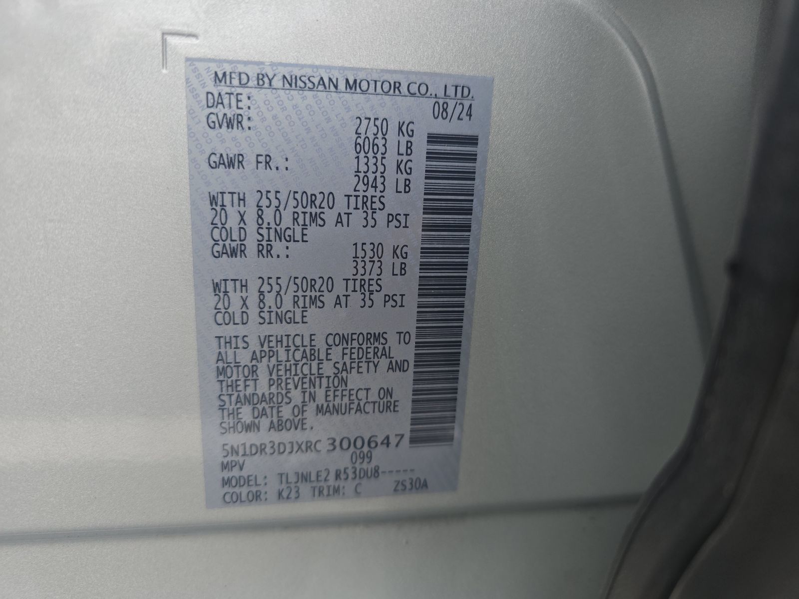 2024 Nissan Pathfinder Platinum AWD