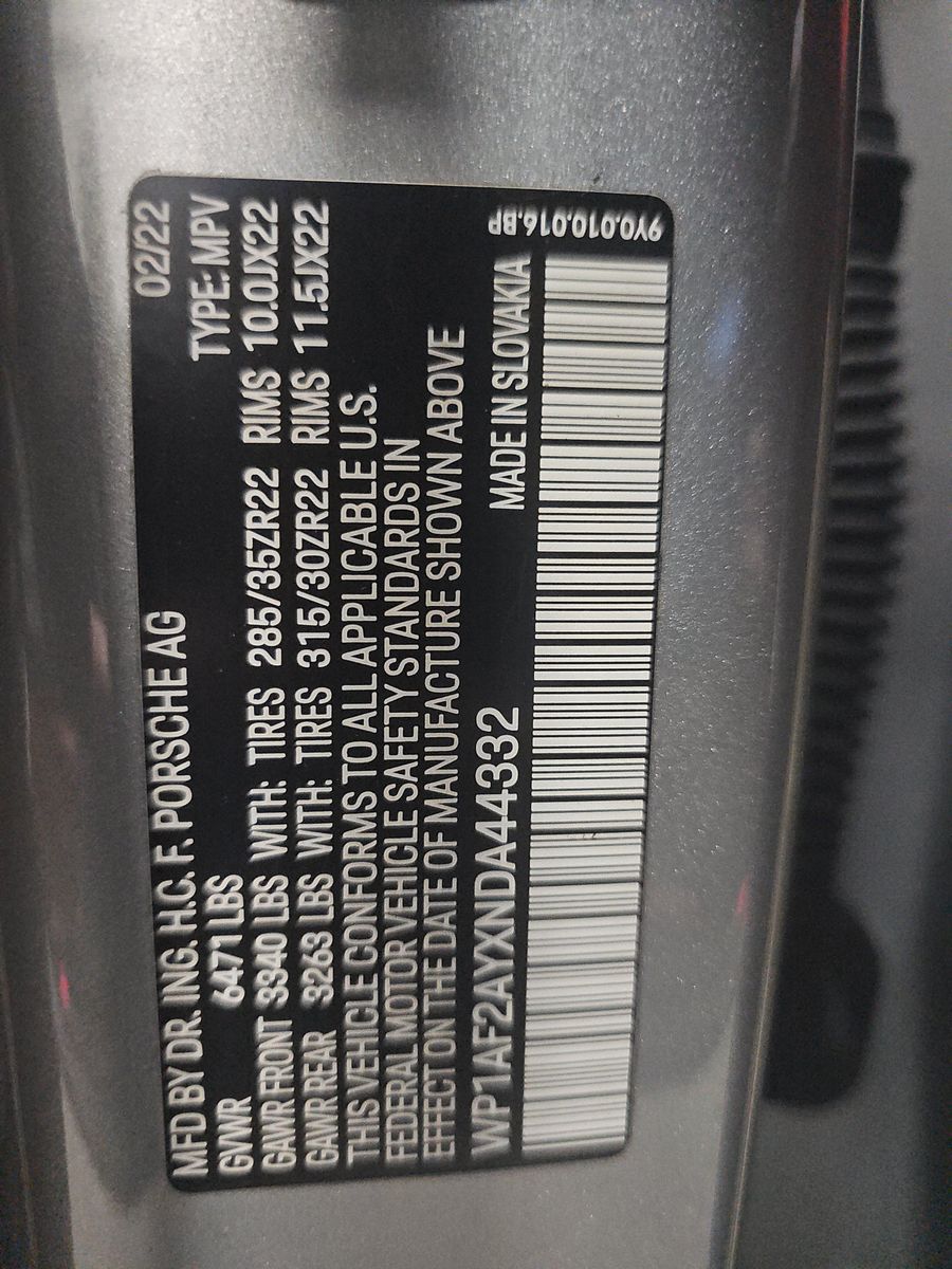 2022 Porsche Cayenne Turbo AWD