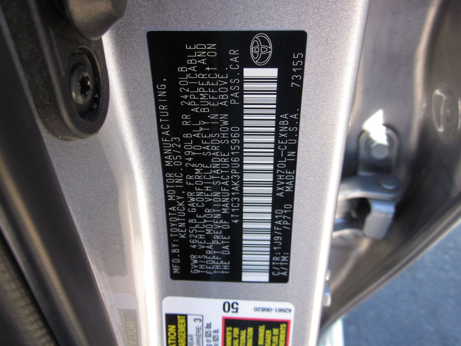 2023 Toyota Camry Hybrid LE FWD