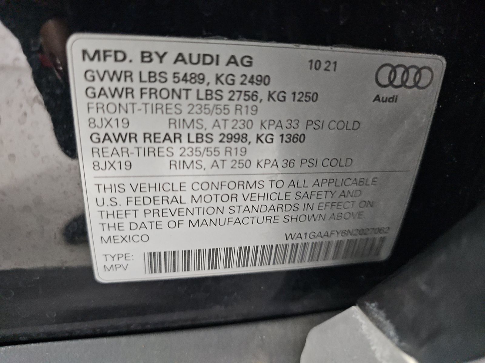 2022 Audi Q5 S line Premium AWD