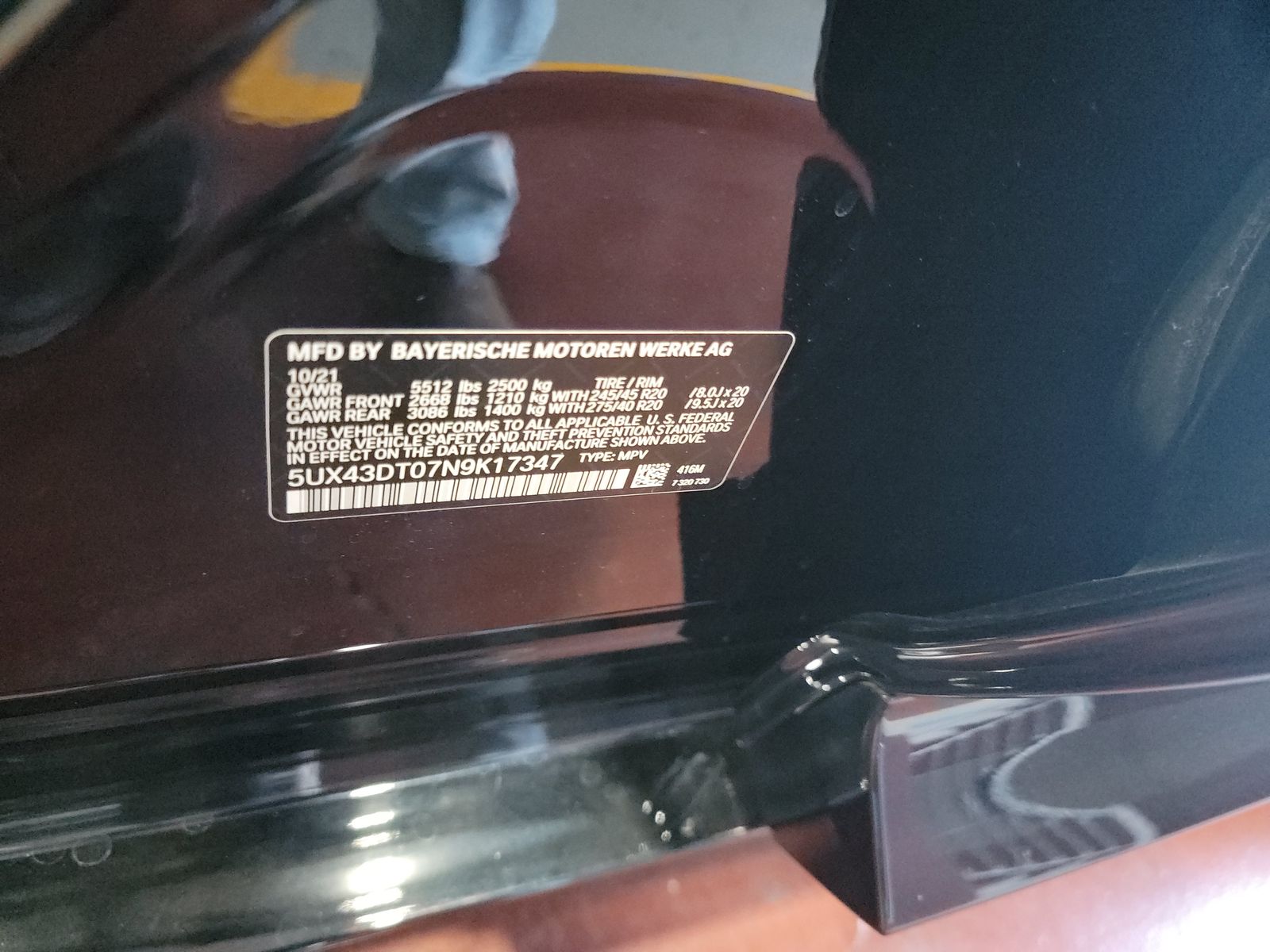 2022 BMW X4 M40i AWD