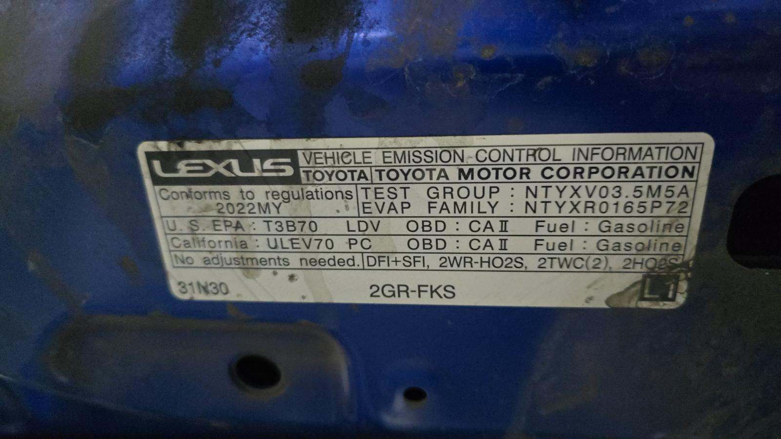 2022 Lexus IS IS 350 F SPORT RWD