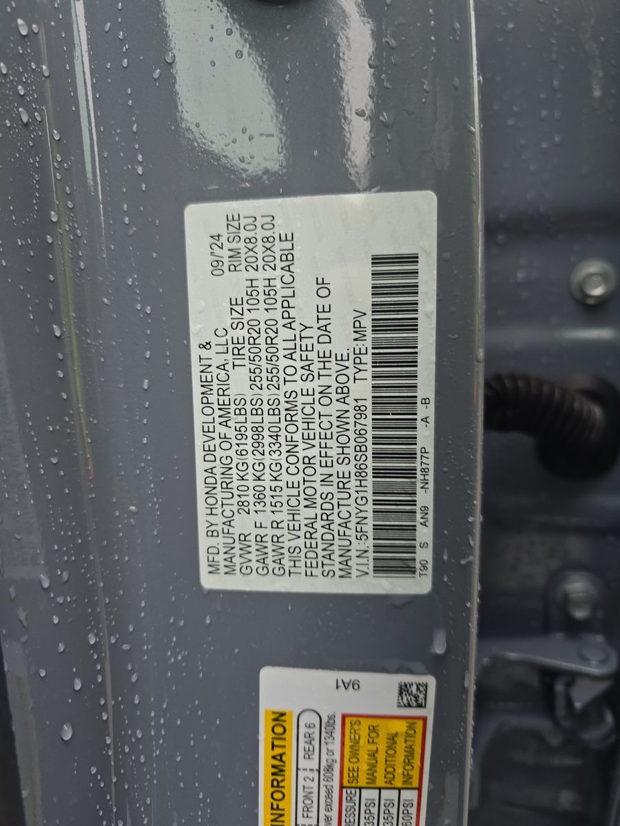 2025 Honda Pilot Elite AWD