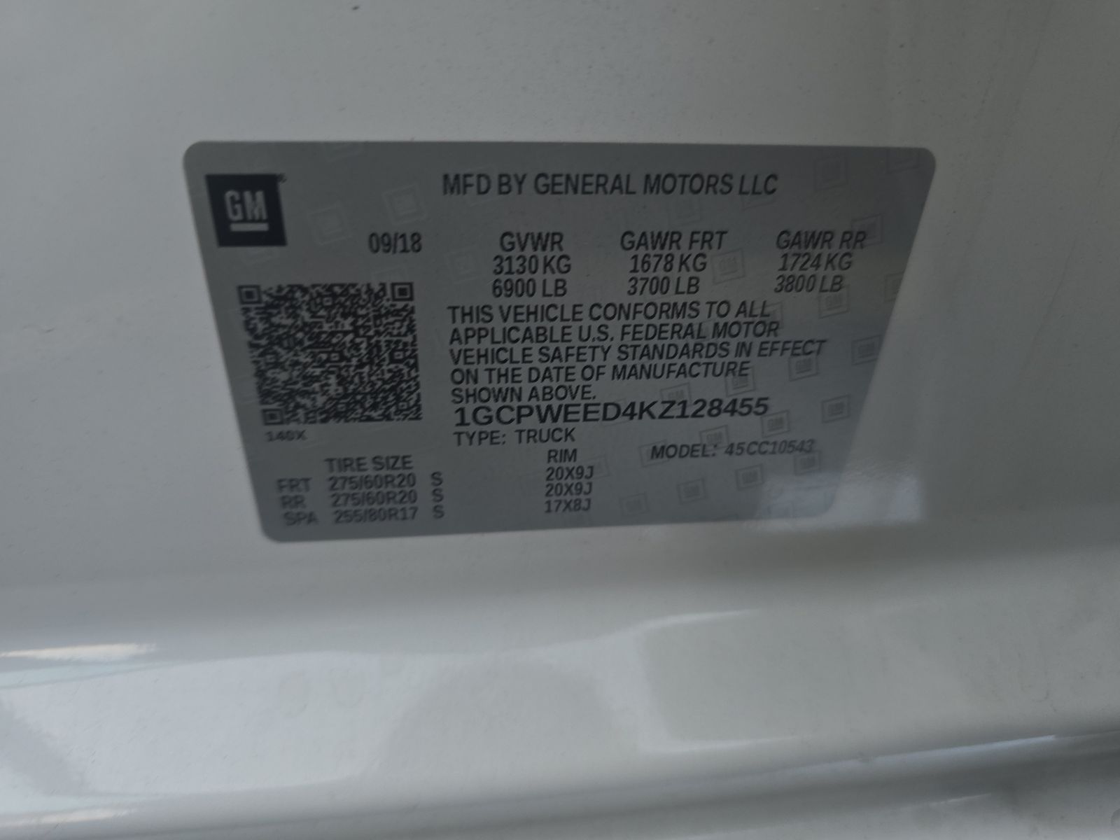 2019 Chevrolet Silverado 1500 LTZ RWD