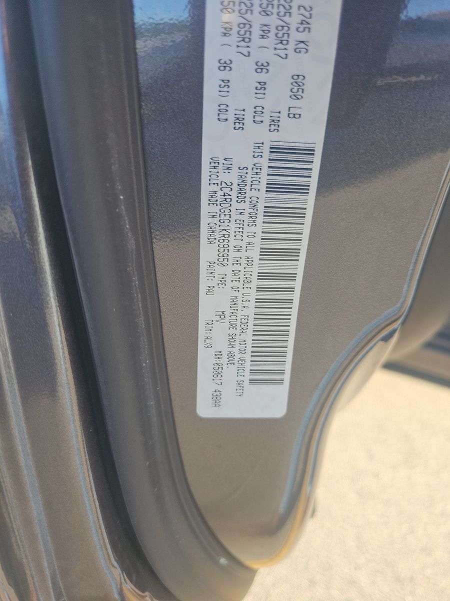 2019 Dodge Grand Caravan GT FWD