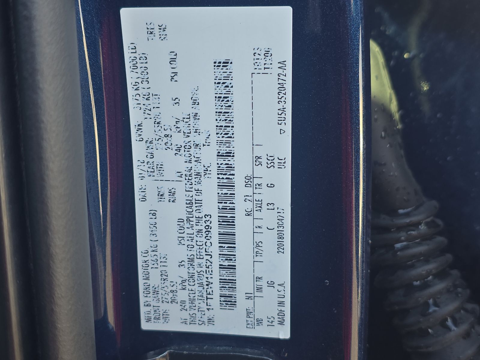 2018 Ford F-150 XL AWD