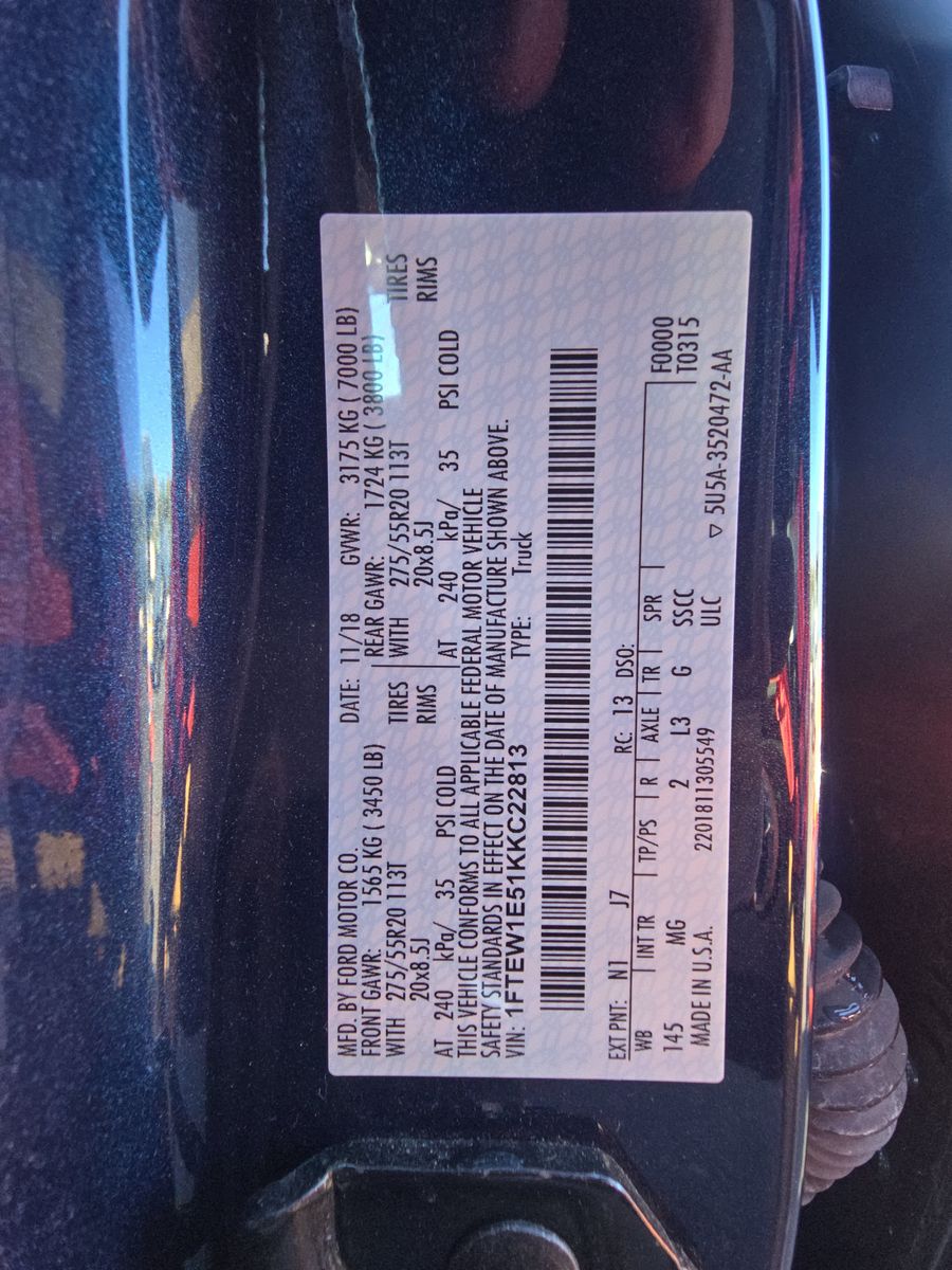 2019 Ford F-150 XLT AWD