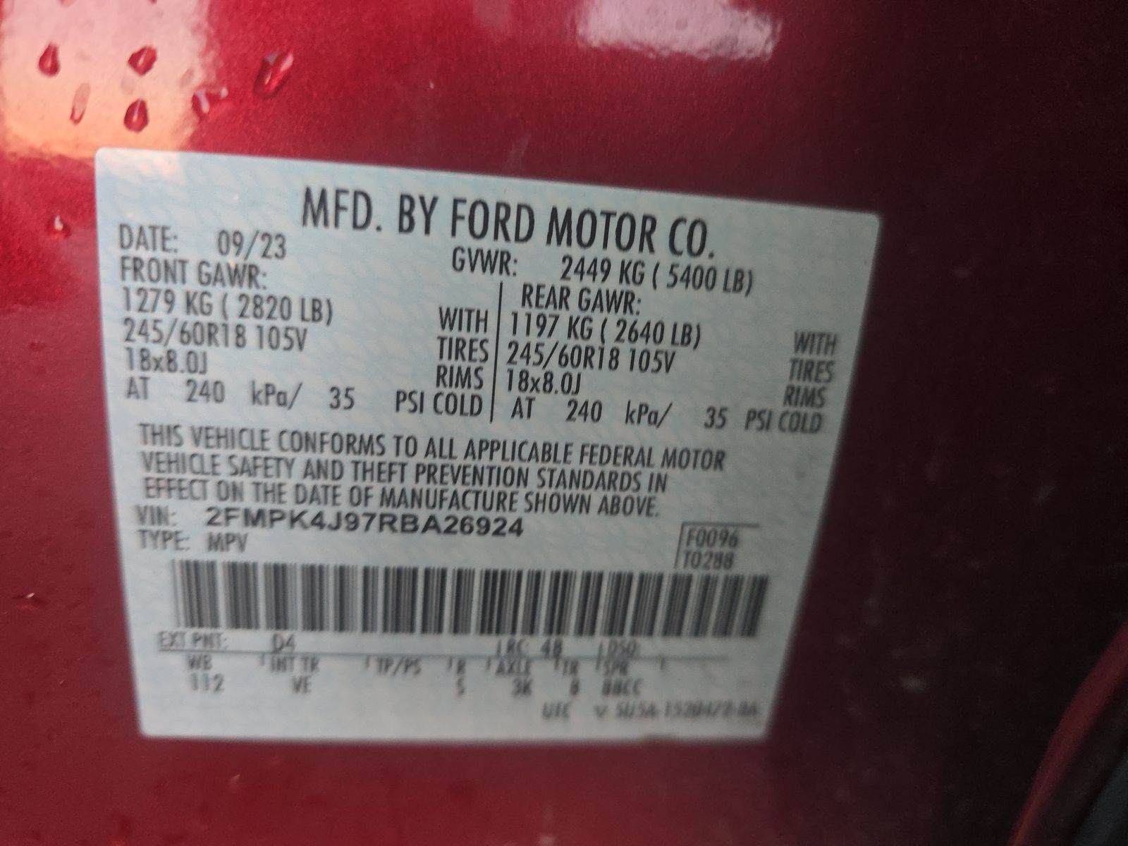 2024 Ford Edge SEL AWD