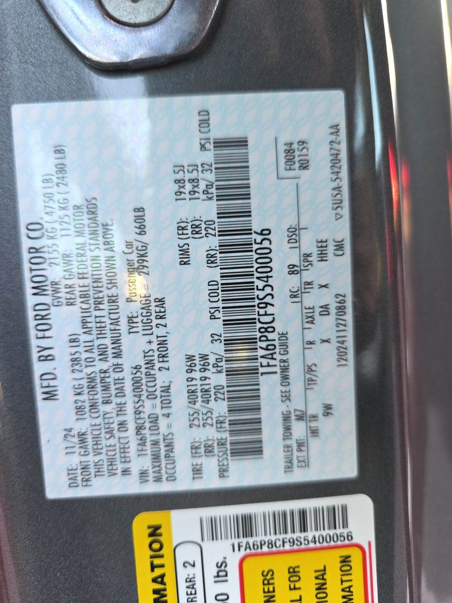 2025 Ford Mustang GT Premium RWD