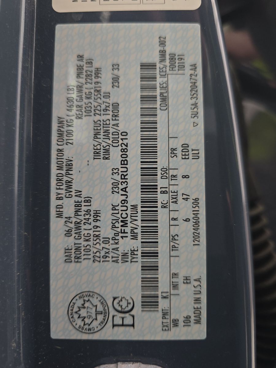 2024 Ford Escape Platinum AWD