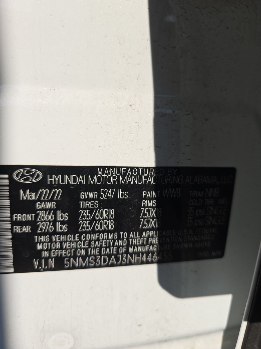 2022 Hyundai Santa Fe SEL AWD