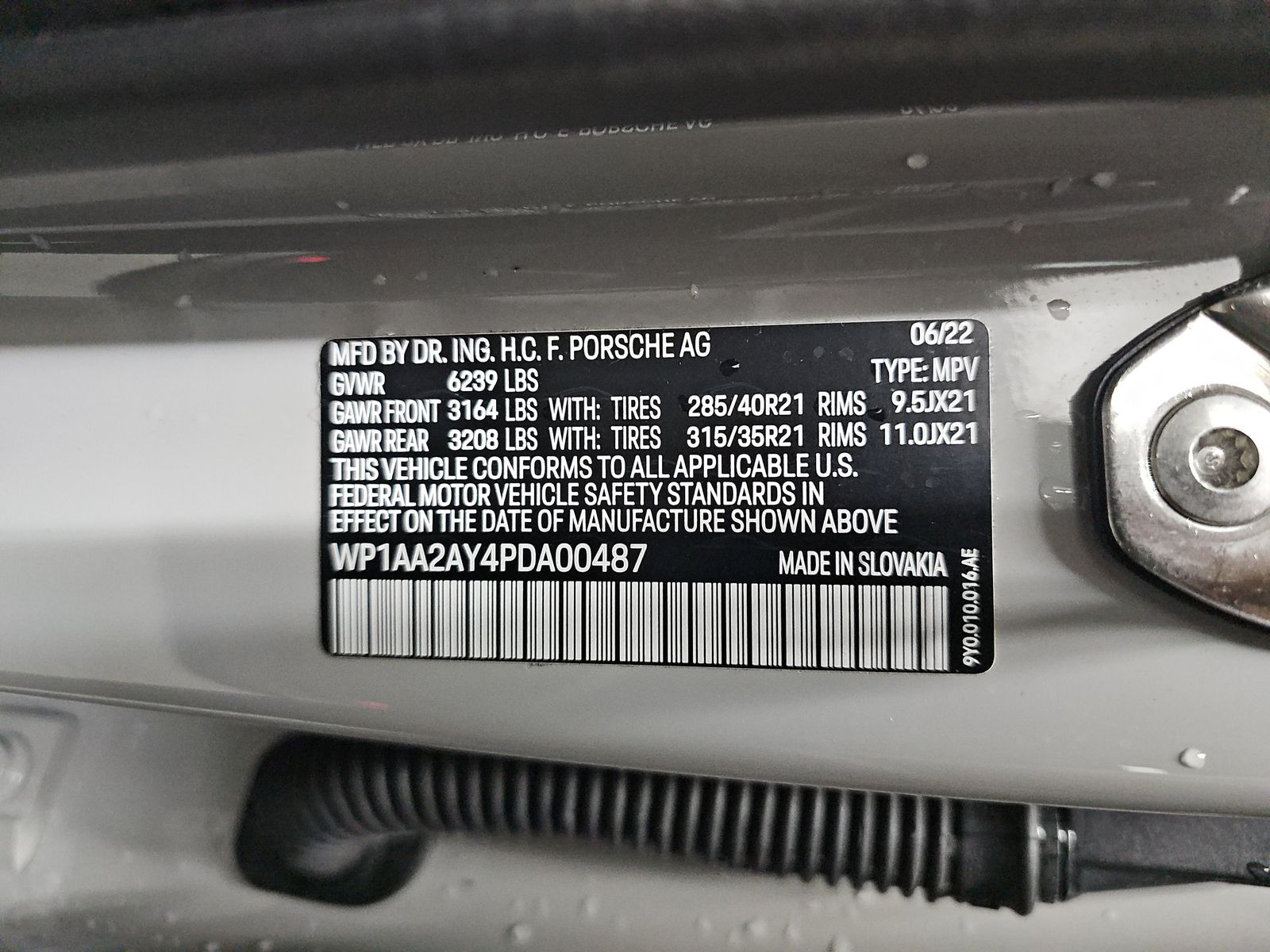 2023 Porsche Cayenne Platinum Edition AWD