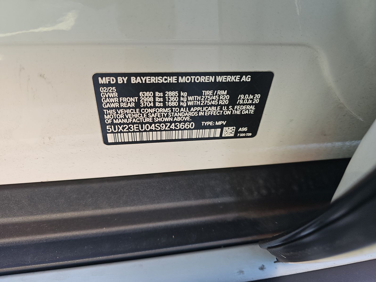 2025 BMW X5 xDrive40i AWD