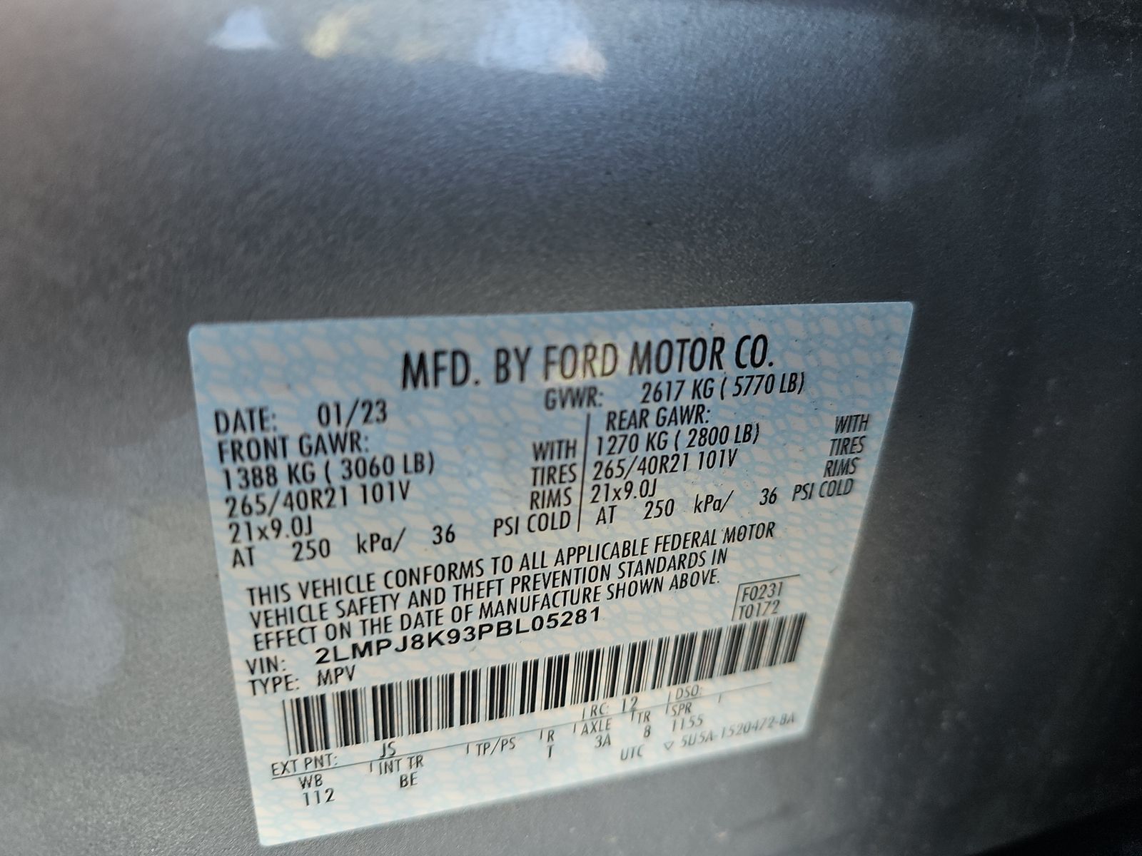 2023 Lincoln Nautilus Reserve AWD