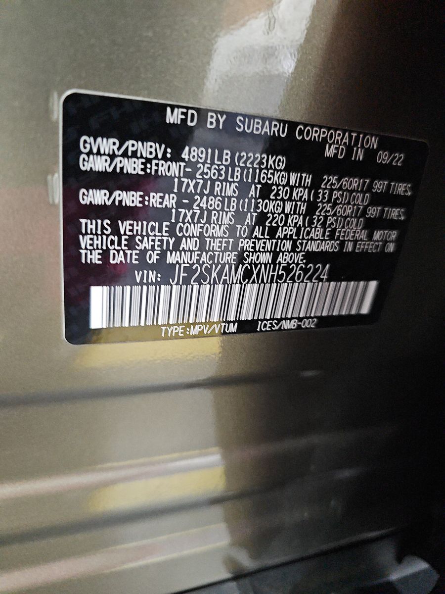 2022 Subaru Forester Wilderness AWD