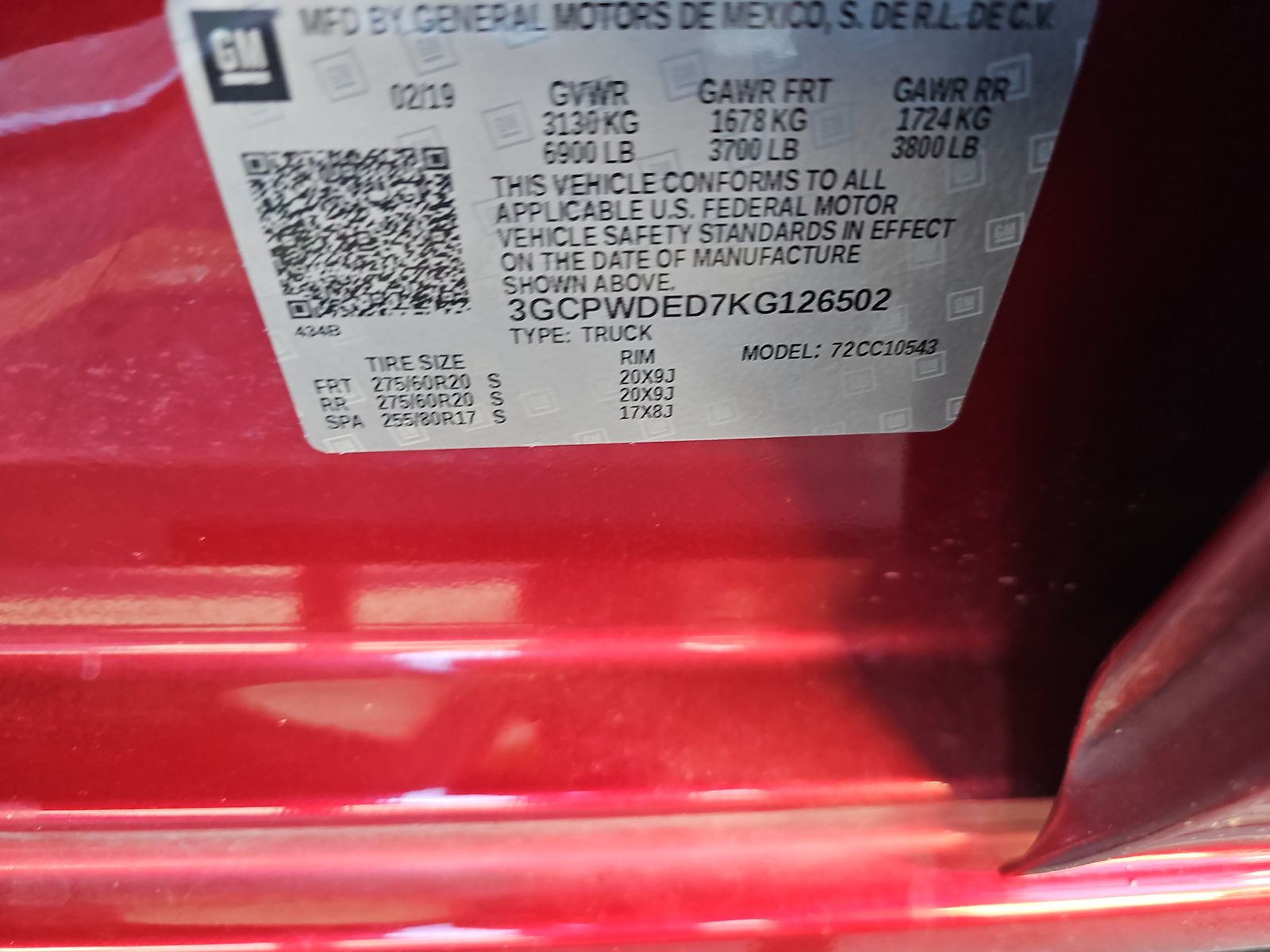 2019 Chevrolet Silverado 1500 RST RWD