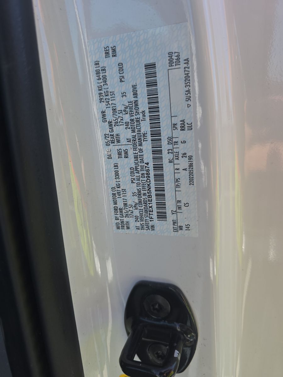 2022 Ford F-150 XL AWD