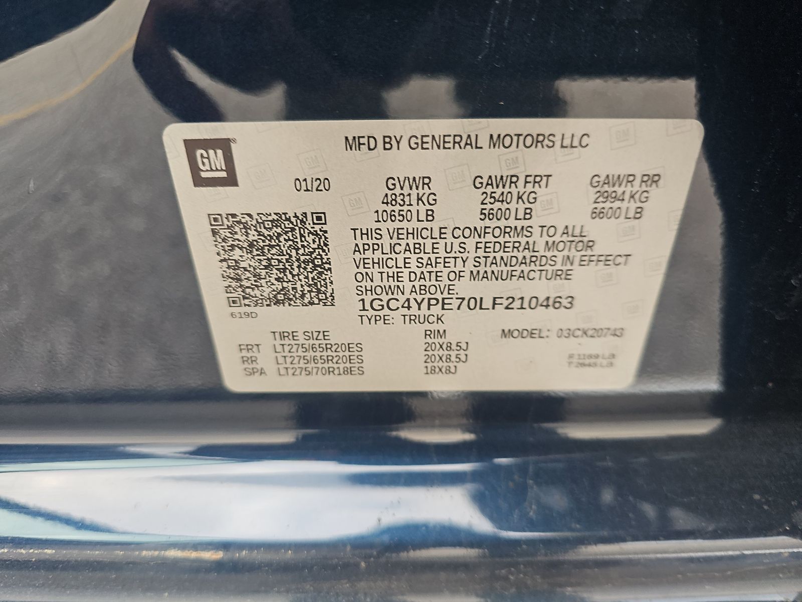 2020 Chevrolet Silverado 2500HD LTZ AWD