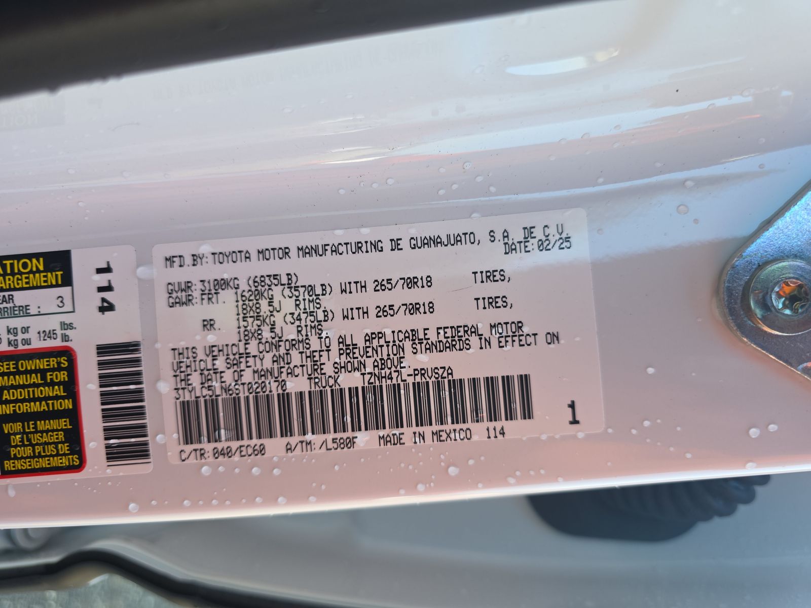 2025 Toyota Tacoma Hybrid Trailhunter AWD