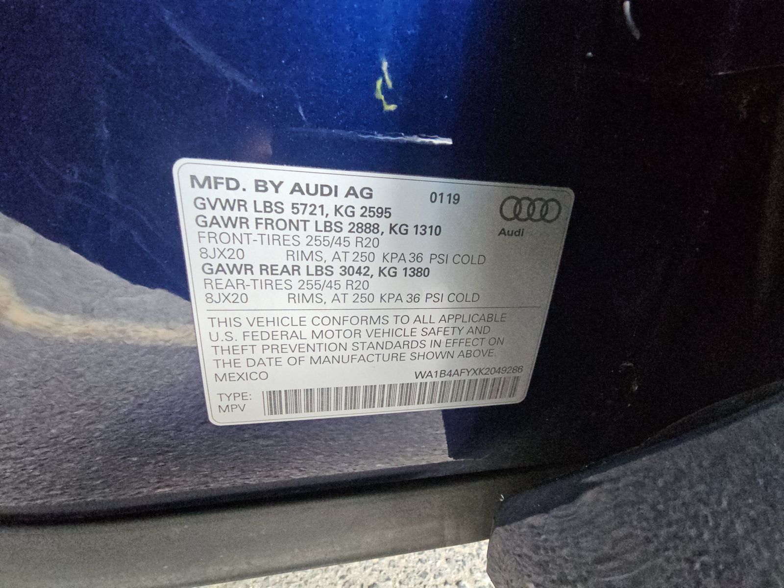 2019 Audi SQ5 Premium Plus AWD