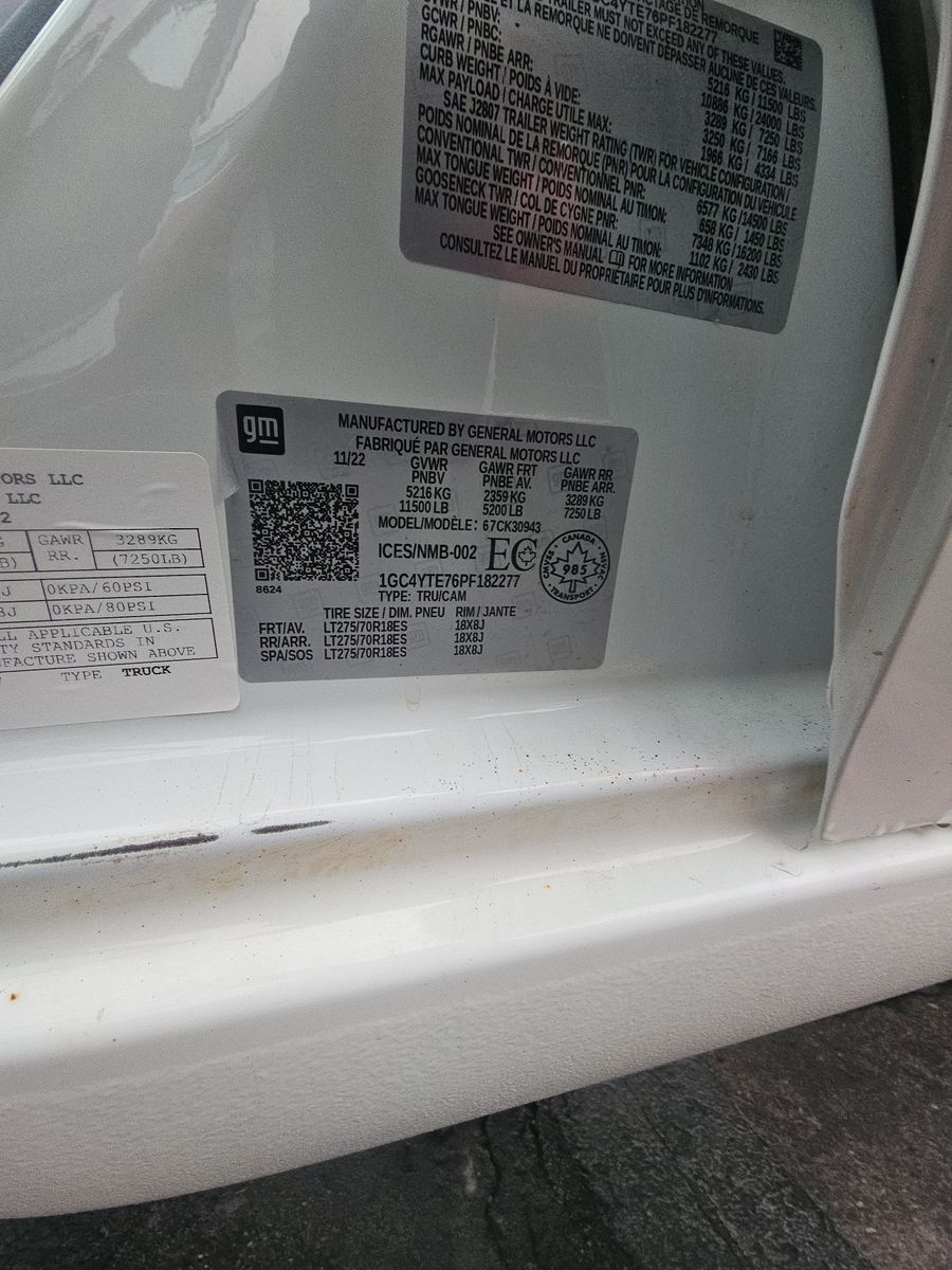 2023 Chevrolet Silverado 3500HD LT AWD