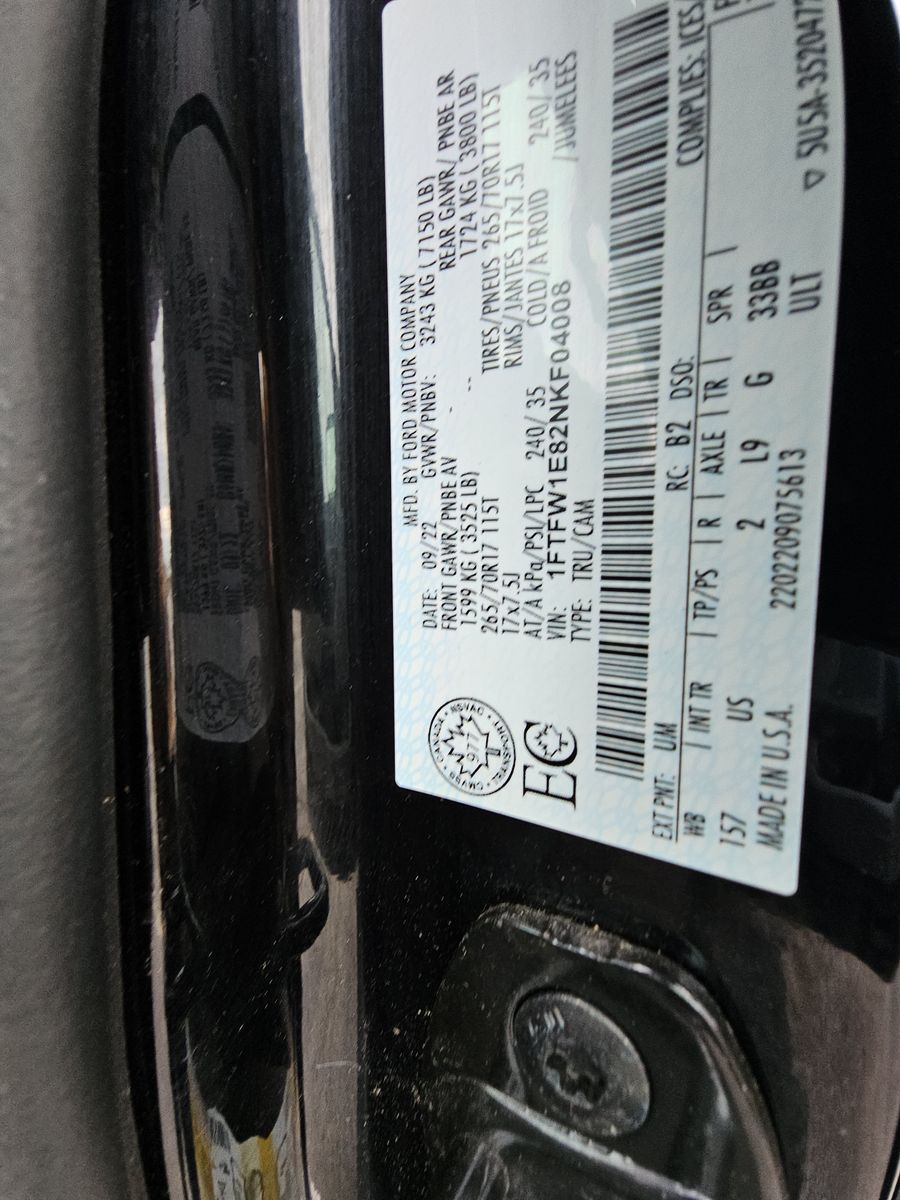 2022 Ford F-150 XLT AWD