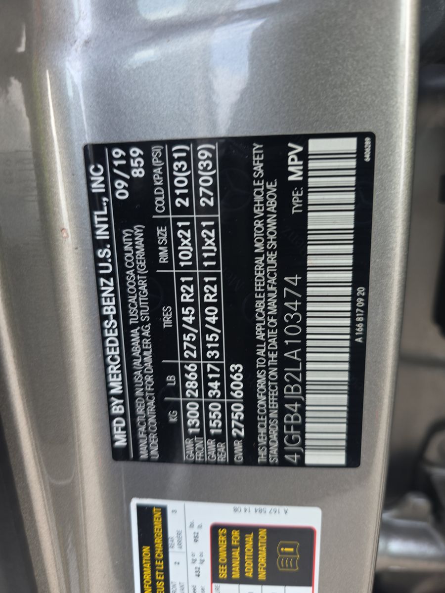 2020 Mercedes-Benz GLE GLE 350 RWD