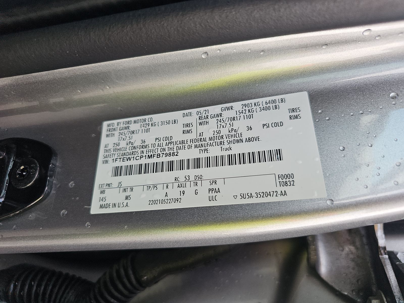 2021 Ford F-150 XLT RWD