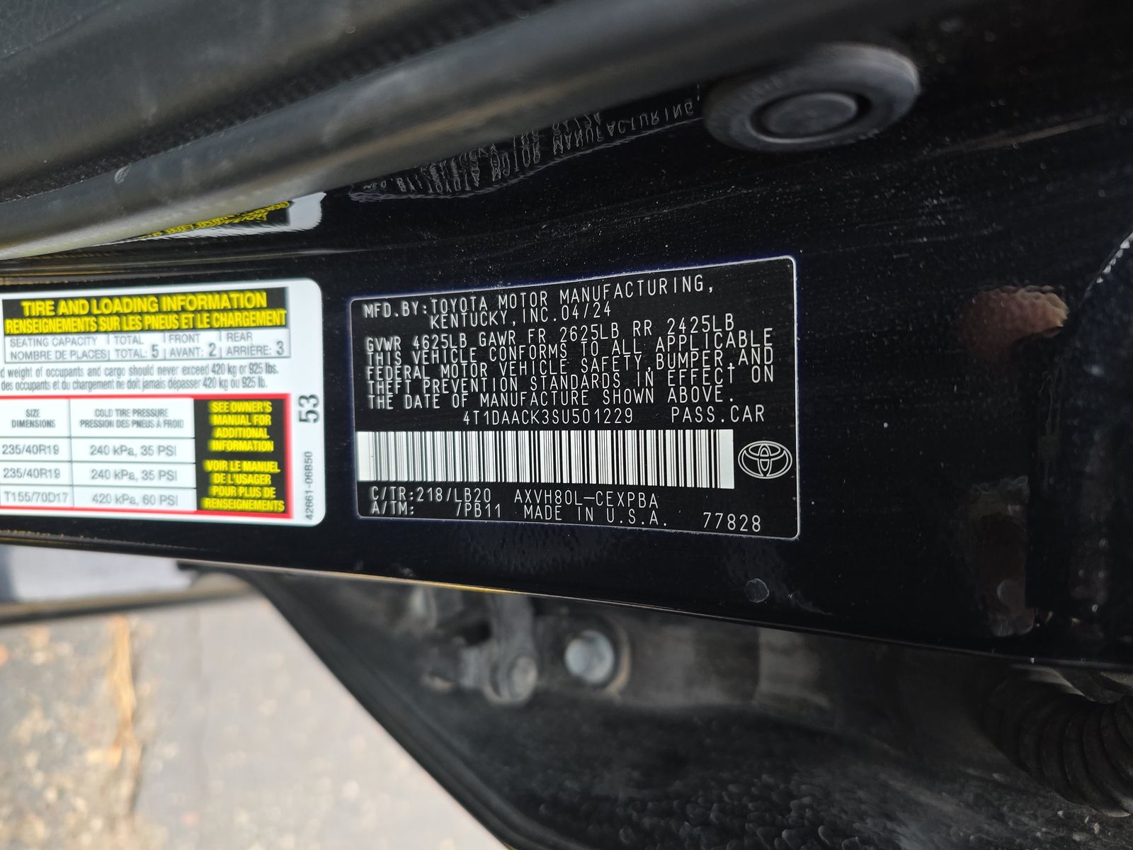 2025 Toyota Camry XSE FWD