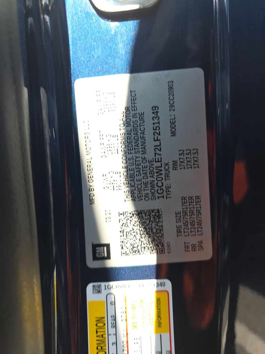 2020 Chevrolet Silverado 2500HD Work Truck RWD