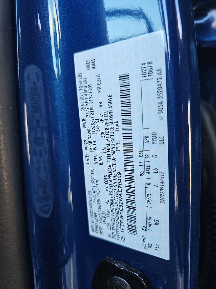 2022 Ford F-150 XL AWD