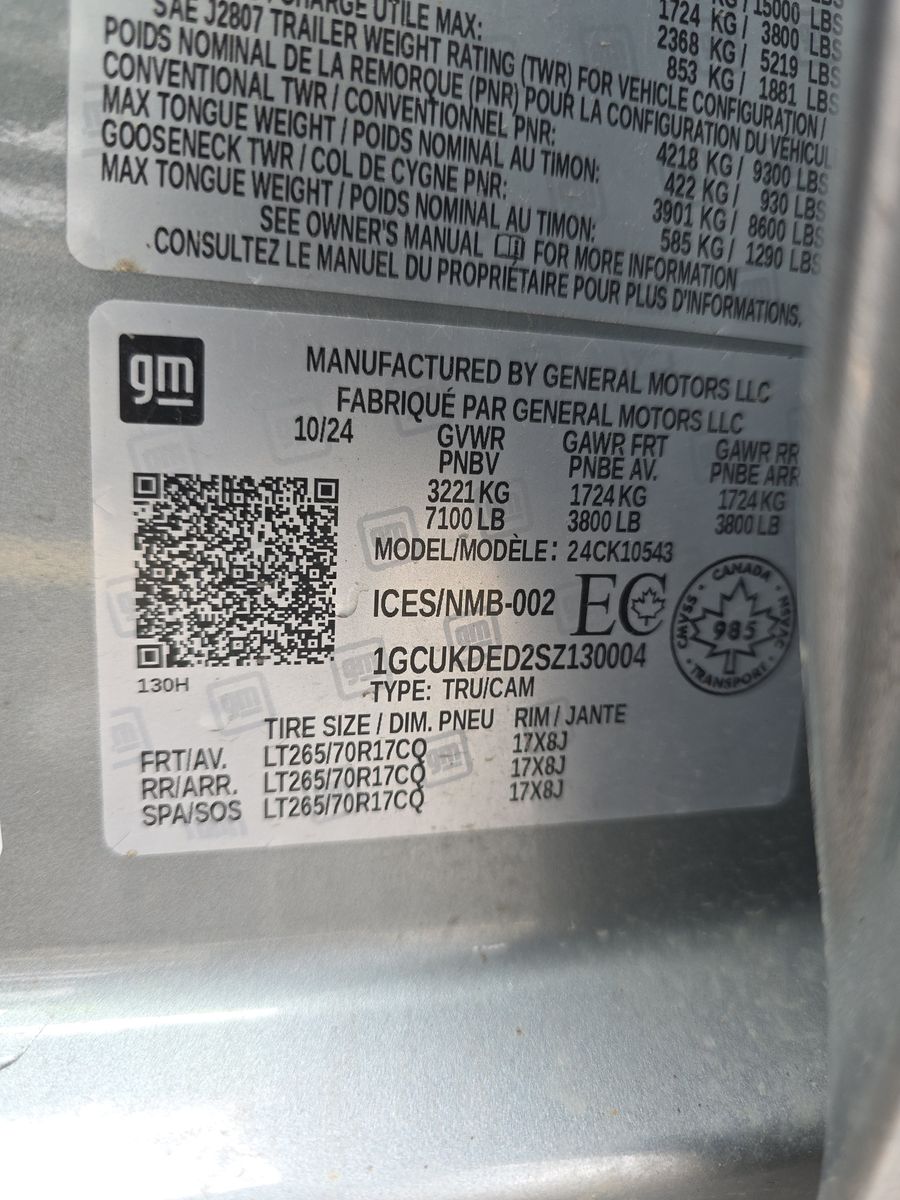 2025 Chevrolet Silverado 1500 LT AWD