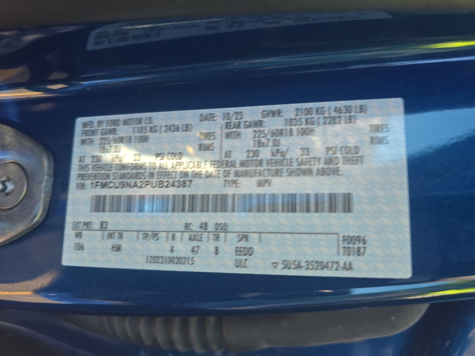 2023 Ford Escape ST-Line Select AWD