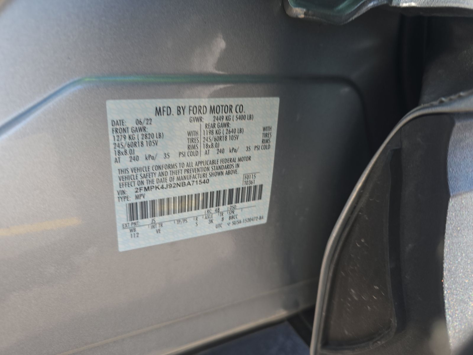 2022 Ford Edge SEL AWD