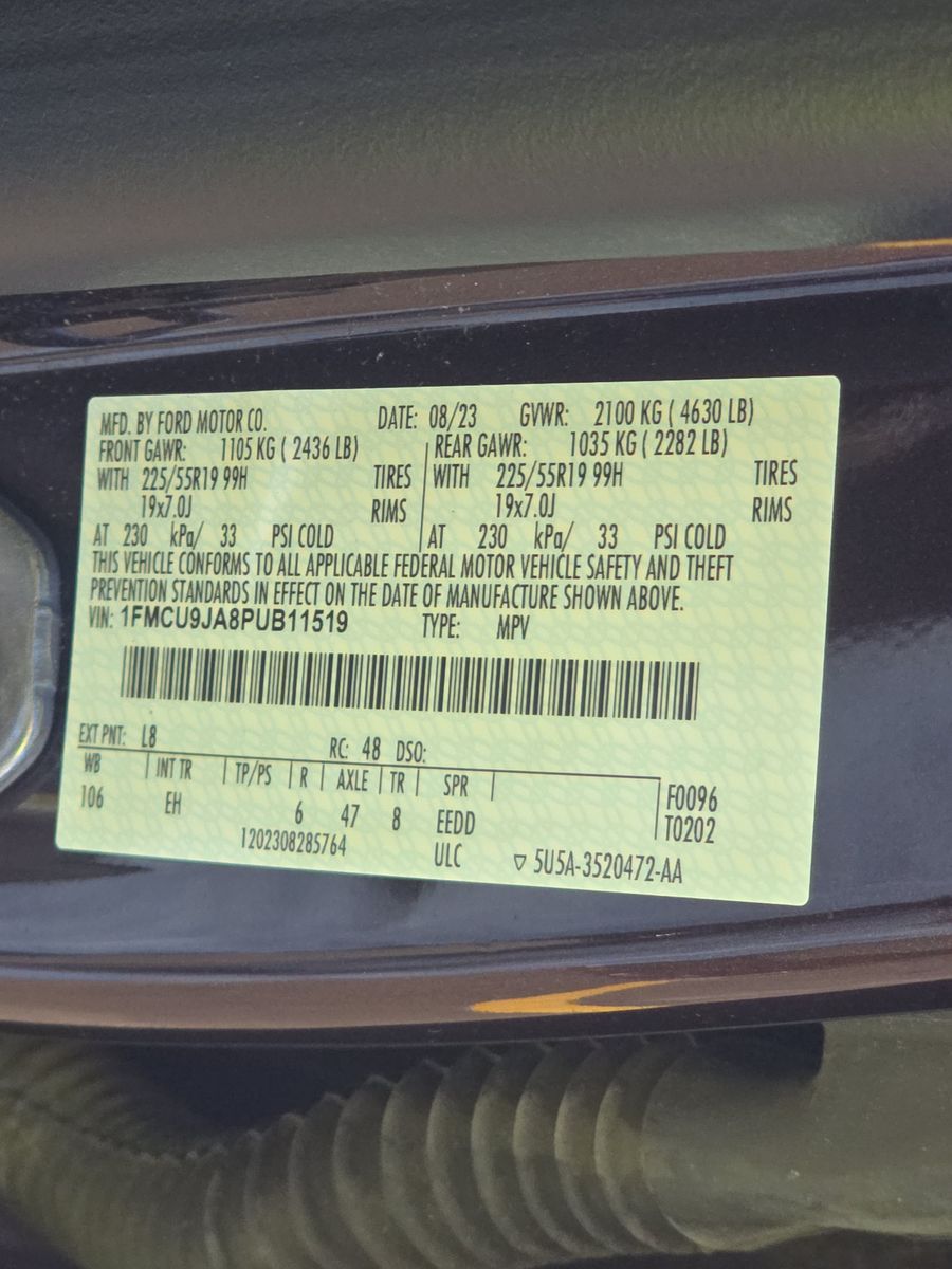 2023 Ford Escape Platinum AWD